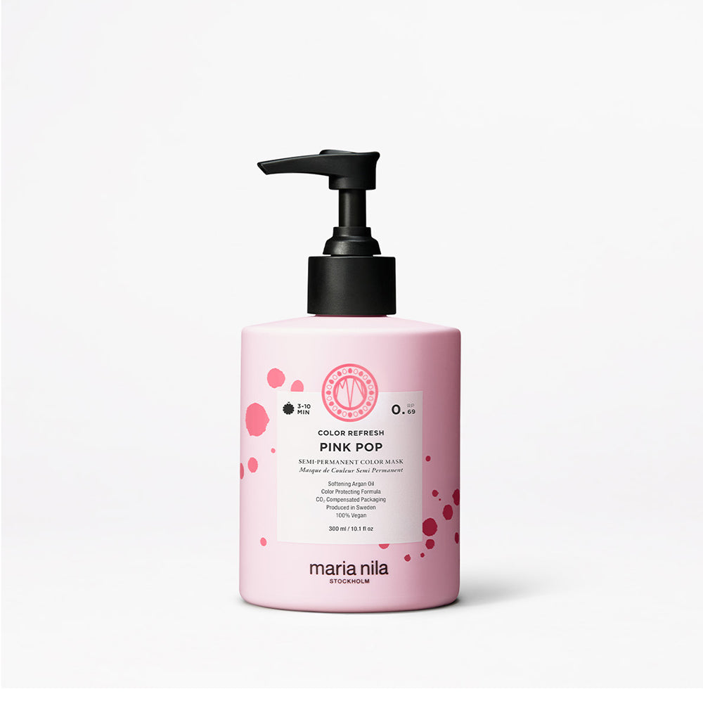 Color Refresh Pink Pop bottle with pump on a white background